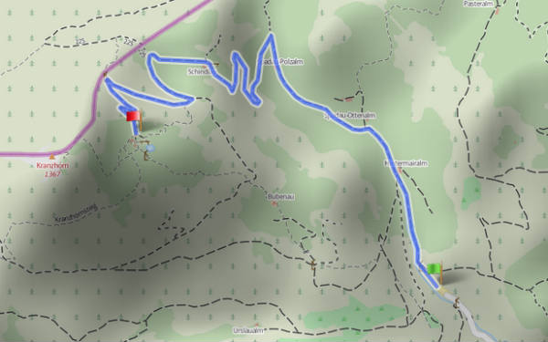 Kranzhorn_Tourverlauf