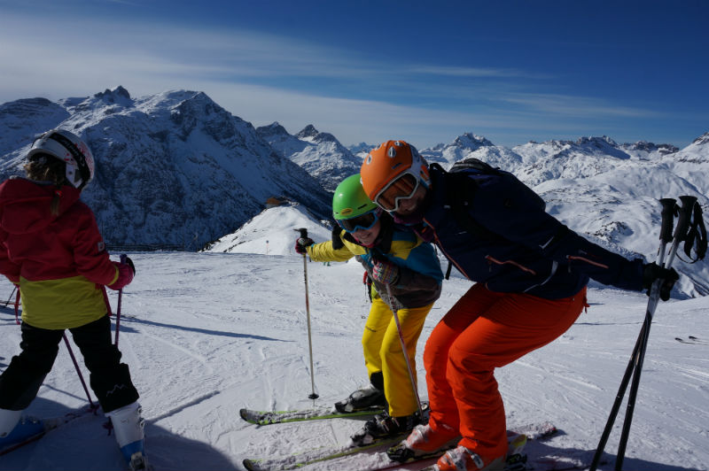 Skiurlaub mit Kindern in Lech