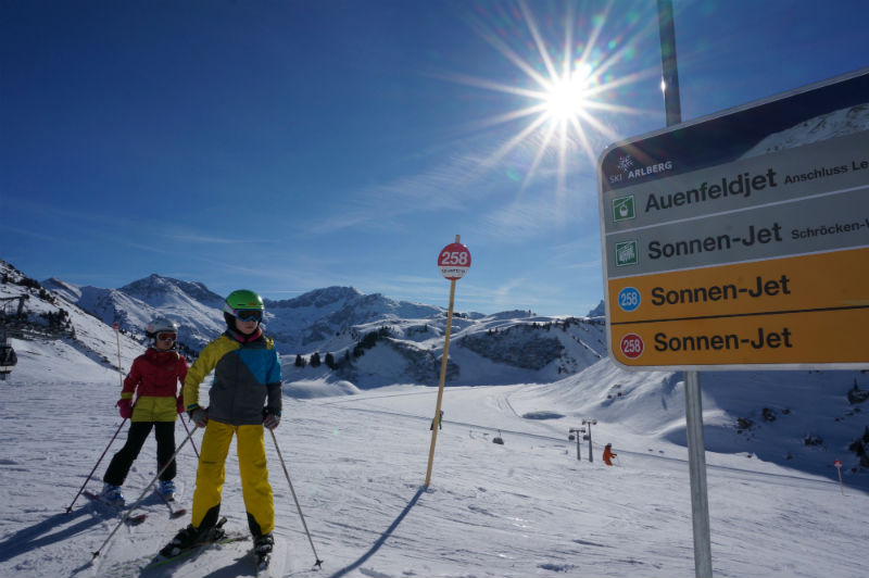 Skiurlaub mit Kindern in Lech