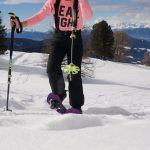 Schneeschuhwandern mit Kindern Rosengarten